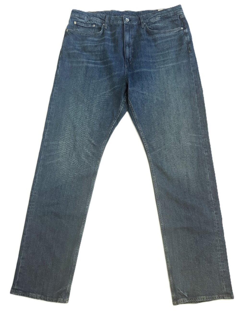 New Rag & Bone Fit 4 Straight Stretch Jeans In Anchor 38W x 33.5L (tag says 32L)